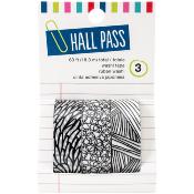 Washi Tape - Hall Pass - Leaves - 3/Pkg